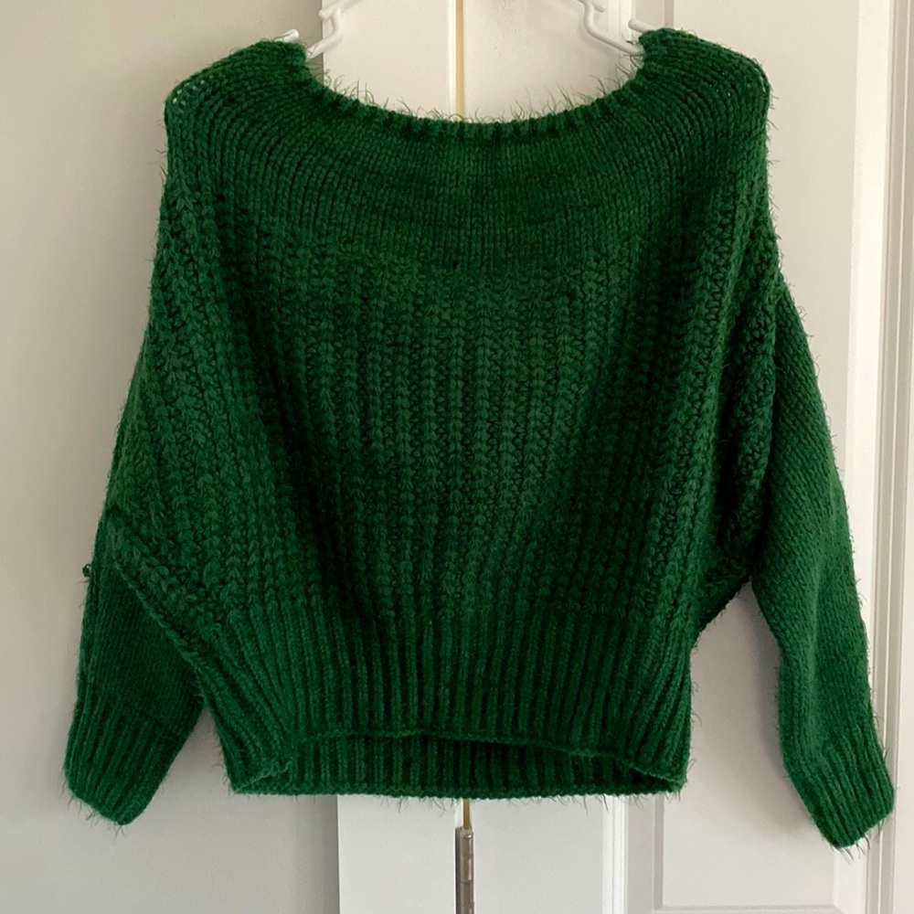 Off the shoulder sweater